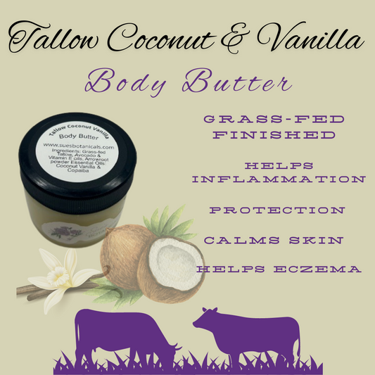 Tallow Coconut Vanilla Body Butter