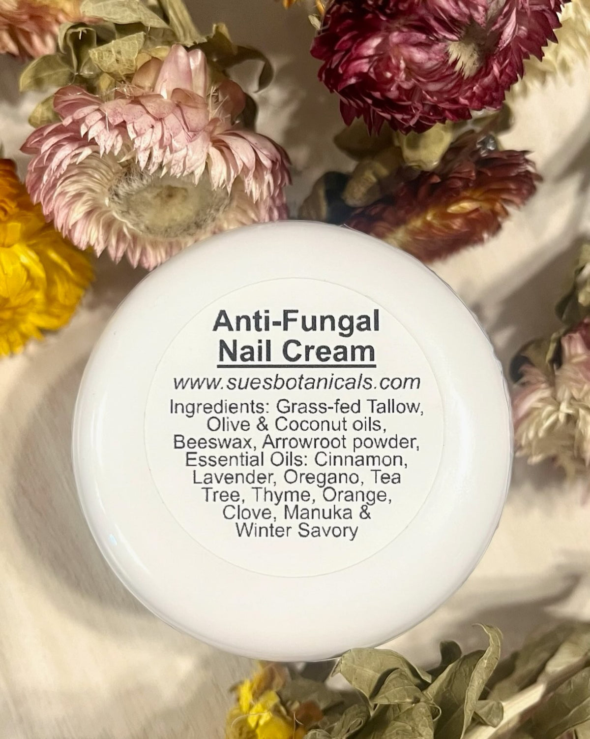 Tallow Anti-Fungal Nail Cream

All Natural skincare, extra hydration, organic skincare , moisturizer, Natural skincare, skin hydration, helps rosacea, helps acne, reduces wrinkles, reduces fine lines, organic skincare, Beef Tallow Skincare