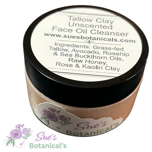 Tallow Unscented Facial Oil Cleanser 

All Natural skincare, extra hydration, organic skincare , moisturizer, Natural skincare, skin hydration, helps rosacea, helps acne, reduces wrinkles, reduces fine lines, organic skincare, Beef Tallow Skincare 
Natural skincare, skin hydration, helps acne, reduces wrinkles, reduces fine lines, organic skincare, Beef Tallow Skincare
