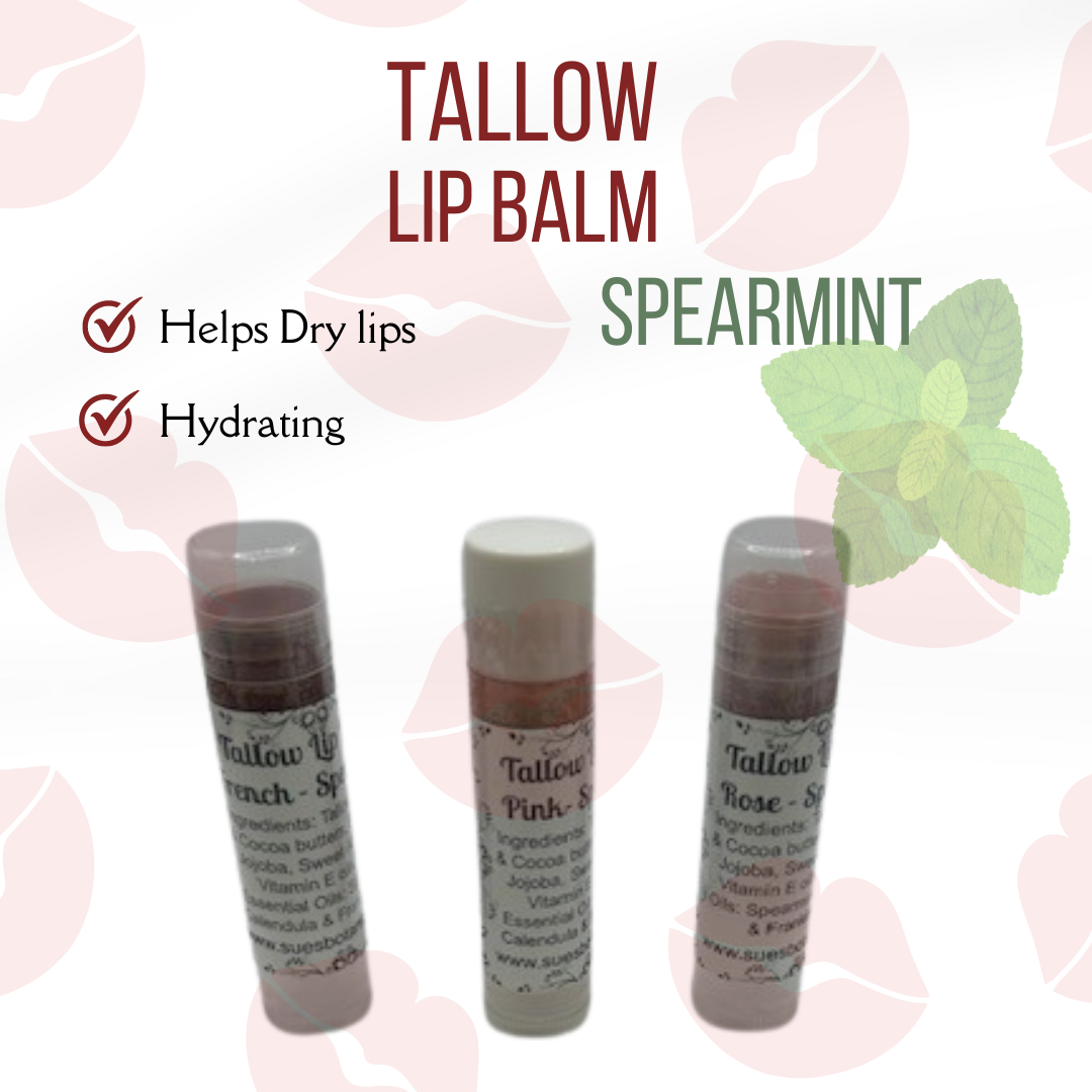 Tallow Lip Balm - Spearmint